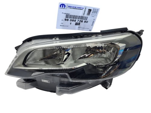 Faro sinistro 9808572680 Peugeot Expert IV Originale Nuovo