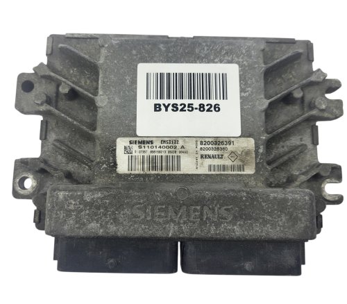 Centralina motore Siemens EMS3132 S110140002A 8200326391 8200326380 usata, originale Renault