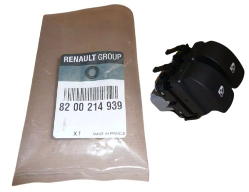 Pulsante Alzacristalli 8200214939 Renault Clio III, Modus, Twingo II Nuovo Originale