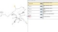 Przewód Hydrauliczny Tył Citroen C5 Oryginał 9807562180