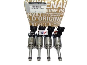 Iniezione carburante, set di 4 pezzi, originale 166004350R Clio 4 Captur  1.2TCE