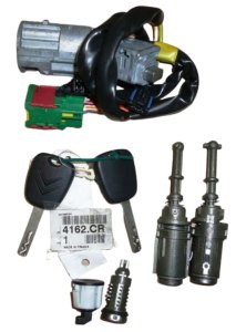 Interruttore di accensione Set di serrature Originale 4162CR Citroen C2