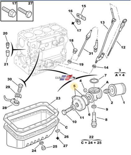 Radiatore olio 98480768 Jumper, Boxer  2.8HDI Originale