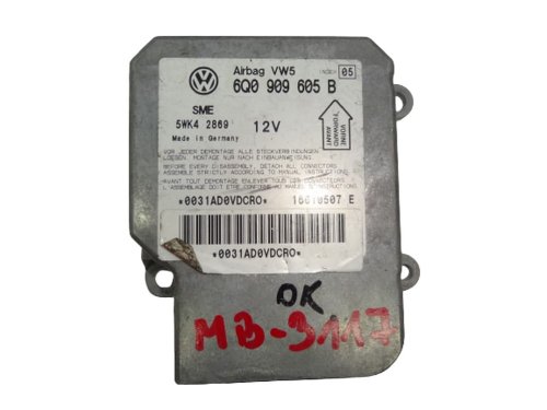 Modulo sensore AirBag Volkswagen 6Q0909605B