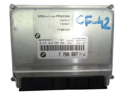 Centralina ECU  7786887  0281010205 OE BMW E718  Bosch