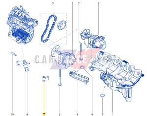 Spruzzatore Denka Pistone 1.6 DCI  1212100QAB Nuovo OE Renault