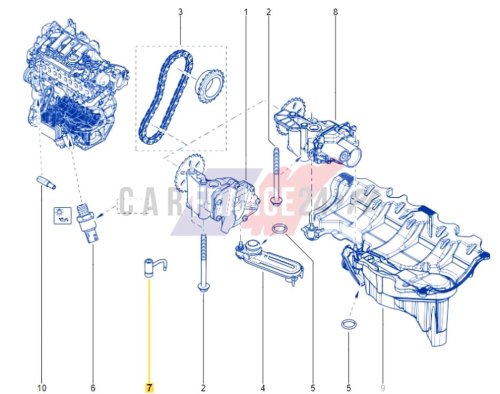 Spruzzatore Denka Pistone 1.6 DCI  1212100QAB Nuovo OE Renault