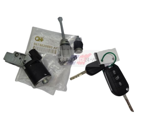 Interruttore di accensione Set di serrature 9675620880 Nuovo OE Citroen Peugeot 208 308