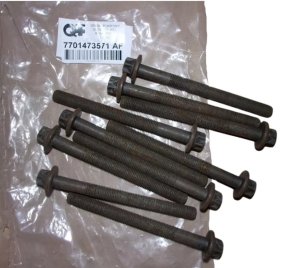 Viti del coperchio della testata Set  7701473571 Nuovo OE Renault Master 3