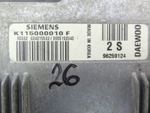 Controller motore Daewoo Matiz K115000010F  96259124