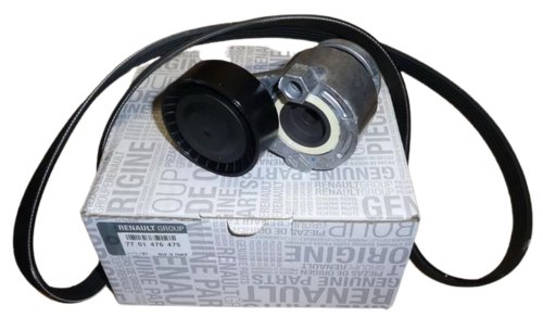 Set cinghia trapezoidale 1,5 DCI 7701476475  Nuovo Originale Renault