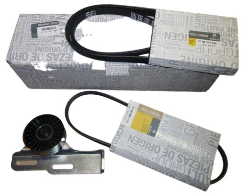 Set cinghia trapezoidale 1,5 DCI 7701477565  Nuovo originale Renault Clio III