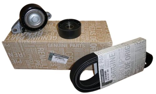 Set cinghia trapezoidale 1,6 16V 7701477528   Nuovo originale Renault Thalia