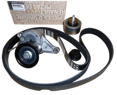 Set cinghia trapezoidale 2,0 DCI M9R 7701478493 Nuovo Originale Renault Laguna III