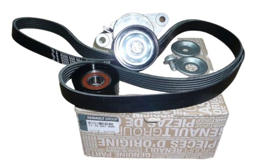 Set cinghia trapezoidale 1,6 16V 117200319R  Nuovo originale Dacia Renault Duster