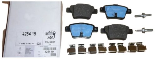 Pastiglie freno posteriori 425419  Nuove originali Citroen Peugeot 207