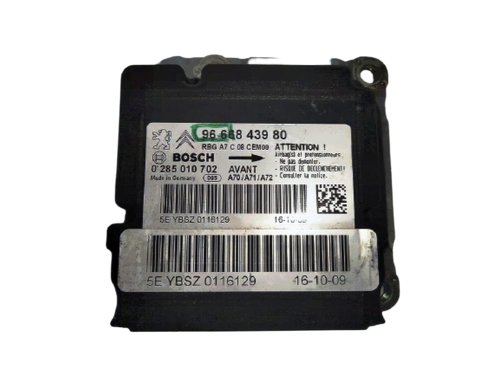 Controller sensore airbag  0285010702 6546S1 Peugeot 207
