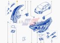 Reflektor Prawy 260107933R Renault Clio V Oryginał