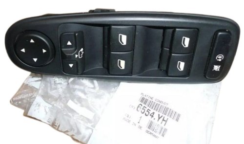 Interruttore di apertura finestrino sinistro 6554YH Nuovo originale Citroen Peugeot C4 Picasso
