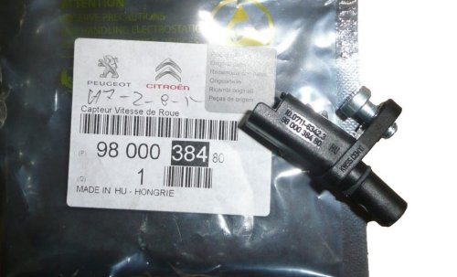 Sensore ABS anteriore 9800038480 Citroen Peugeot Originale