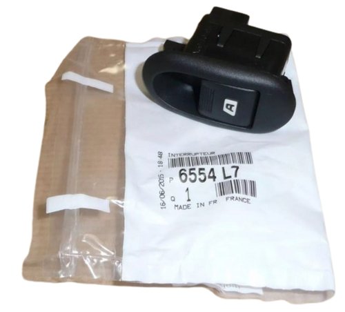 Pulsante di alzata/abbassata finestrino 6554L7 Citroen C2,C3 Peugeot 1007 Originale