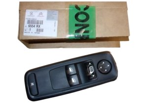 Pulsante di apertura/chiusura finestrino 6554RX Peugeot 807 Originale