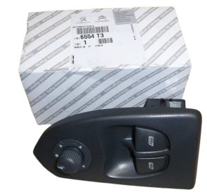 Pulsante di alzata/abbassata finestrino sinistro 6554T3 Citroen Jumper III Peugeot Boxer III Originale