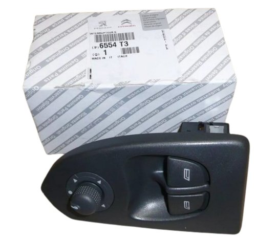 Pulsante di alzata/abbassata finestrino sinistro 6554T3 Citroen Jumper III Peugeot Boxer III Originale