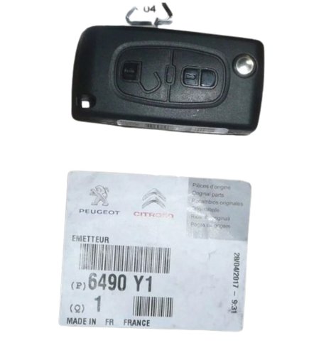 Chiave 6490Y1 6490.Y1 Peugeot 207,307,308,3008,5008,Boxer III Originale