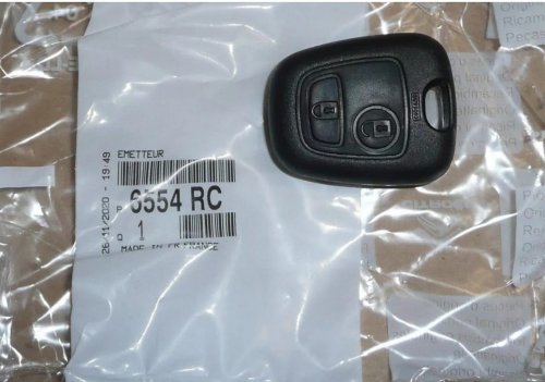 Chiave 6554RC 6554.RC Peugeot 107,207,307 Originale