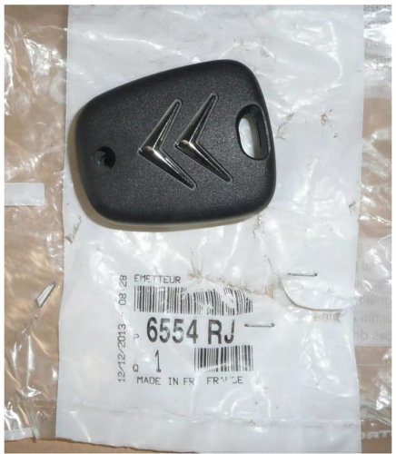 Chiave 6554RJ 6554.RJ Citroen C1, C2 C3,C3 II,III Originale