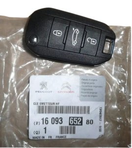 Chiave 1609365280 Peugeot 508,301 Originale