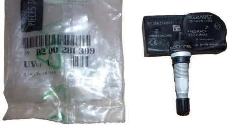 Sensore di pressione ruota 8200281399 Renault Megane II Originale