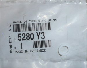 Guarnizione per tubo idraulico 5280Y3 5280.Y3 Citroen C5 III Originale