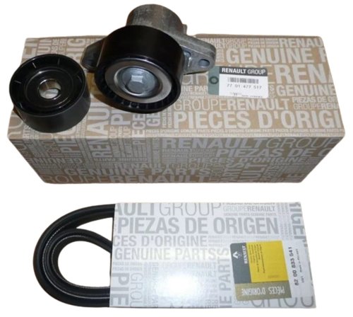 Set cinghia trapezoidale 7701477517 Renault Dacia Originale