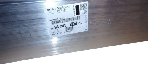 Rinforzo frontale 9824513780 Peugeot 3008 II 5008 II Originale