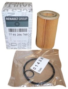 Filtro olio Cartuccia 7701206705 Renault  1.0/1.1/1.2 Originale