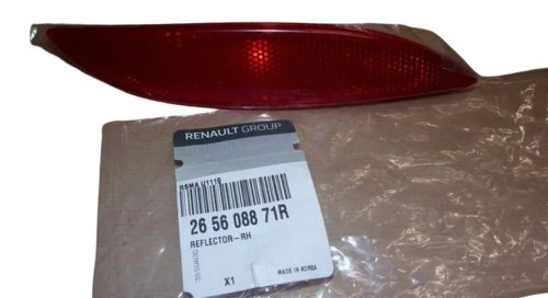 Catadiottro destro posteriore  265608871R Nuovo OE  Renault Megane III