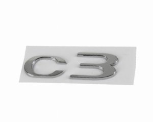 Emblema posteriore 9800742980 Citroen C3 Originale