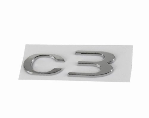 Emblema posteriore 9800742980 Citroen C3 Originale