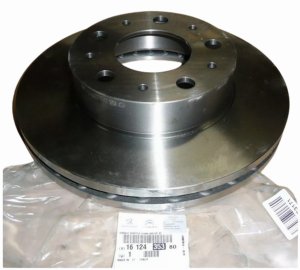 Disco freno anteriore 1612435380 Citroen Jumper III Peugeot Boxer III Originale