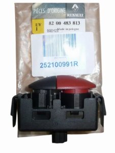 Interruttore luci di emergenza 252100991R Renault Master III, Twingo II Originale