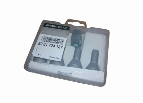 Bulloni antifurto per ruote 8201724187 Renault Dacia Originali Nuovi