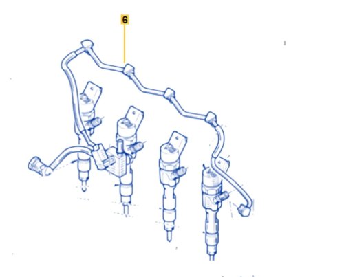 Tubo carburante Trafic Master 2.5DCI 1751100Q0E
