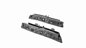 Fissaggio paraurti anteriore 7416H0 7416.H0 Citroen C5 08- Originale nuovo