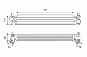 Intercooler 1613994180 Citroen Jumper 15- 2.0-2.2BLUEHDI Originale Nuovo