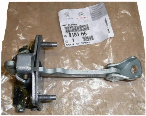 Limitatore porta anteriore 9181H6 9181.H6 Citroen C2 Nuovo Originale