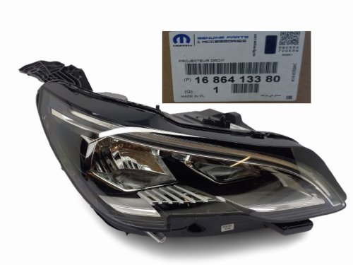 Faro destro 1686413380 Peugeot 3008 II,5008 II Originale