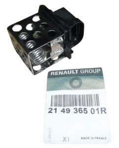 Resistenza ventilatore 214936501R Renault Fluence Latitude Originale
