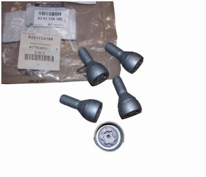 Bulloni ruota 8201724188 Kit antifurto Renault Originale Nuovo